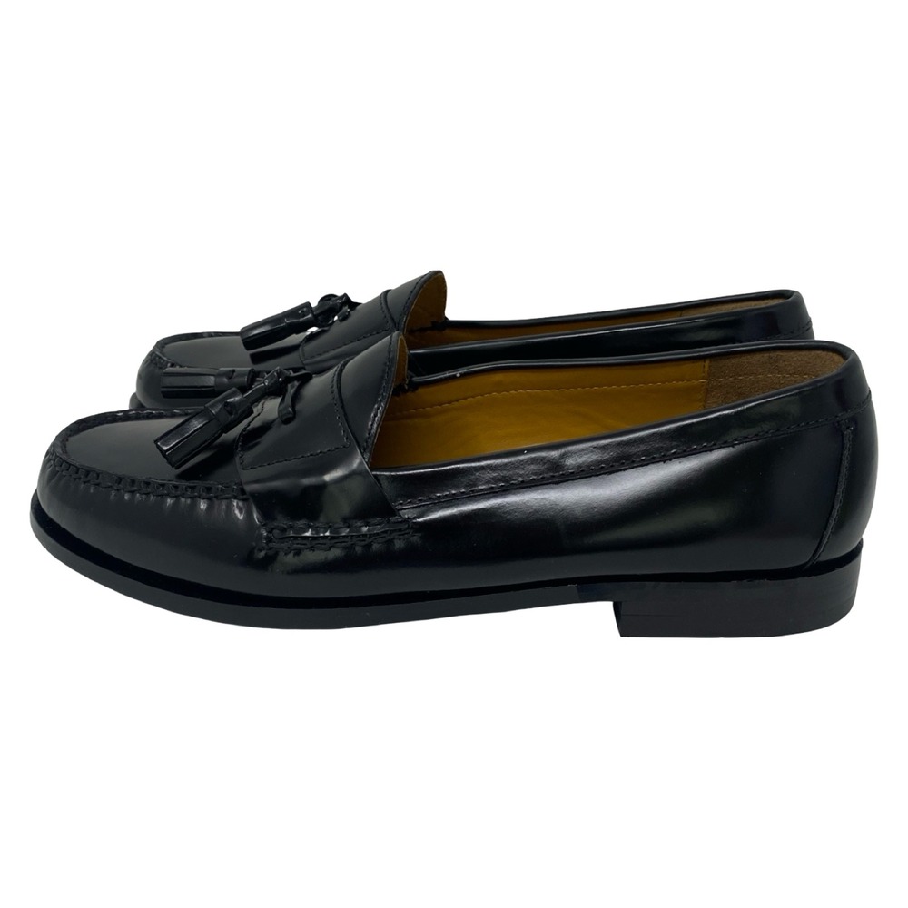 Cole Haan Pinch Tassel Loafers Mens 11.5 E Black Leather Dress Shoes 03506 NEW